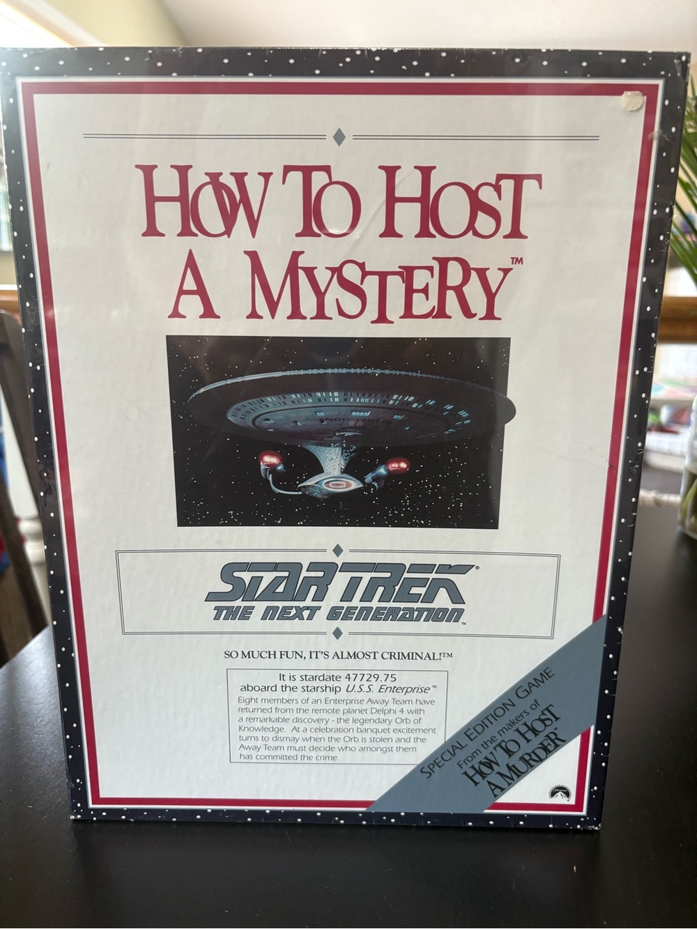 How To Host A Mystery Special EditionVintage Star Trek The Next Generation Game